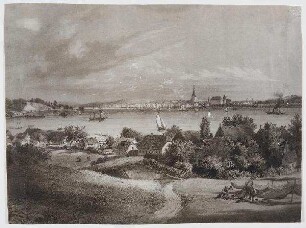 Kiel - Ansicht von Ellerbek aus