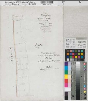 Rüthen (Rüthen), Separation Rüthen, Bl. 25 Brouillonkarte I Miste Flur 2