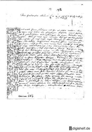 13: Brief von Johann Wilhelm Ludwig Gleim an Johann Peter Uz
