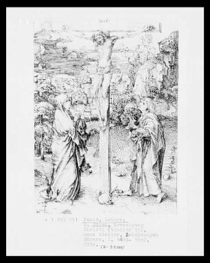 Christus am Kreuz zwischen Maria und Johannes
