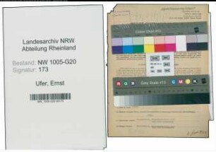 Entnazifizierung Ernst Ufer , geb. 26.01.1887 (Schreiner)