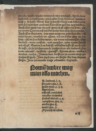 Pomum ambre mag man also machen.