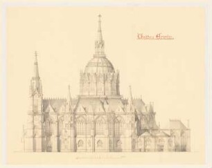Peterskirche, Leipzig: Seitenansicht