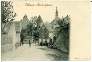 Meißen. Hintermauer