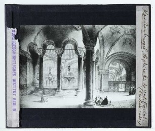 Istanbul, Hagia Sophia : Innenansicht, Lithographie