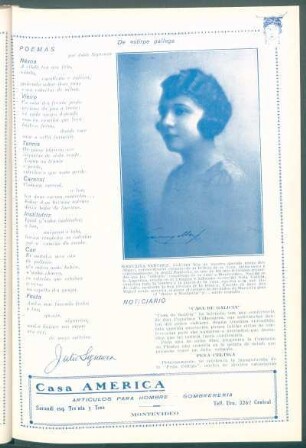 De estirpe gallega : [Retrato de] Maruxiña Sánchez