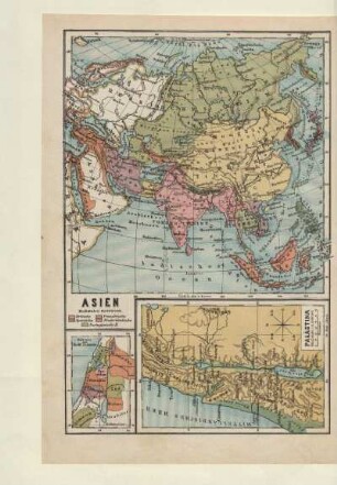 Asien, Palästina, Gebiete der Zwölf Stämme