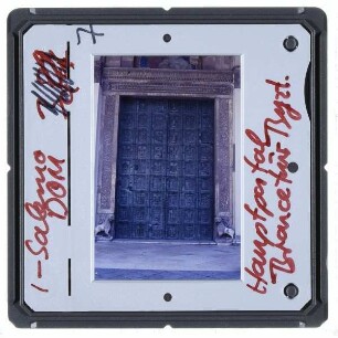 Salerno, Duomo : Hauptportal, Bronzetüren