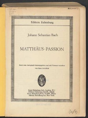 Matthäus-Passion