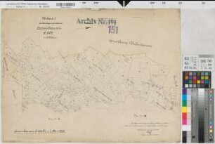 Sassenhausen (Bad Berleburg), Umlegung Sassenhausen, Urkarte I Flur 1