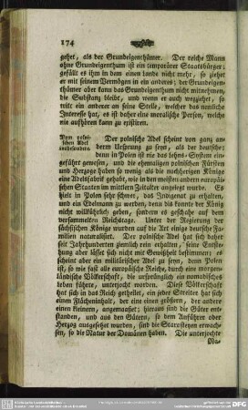 Vom polnischen Adel insbesondere