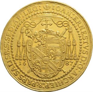 Münze, 12 Dukaten, 1687