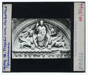 Arles, St. Trophime : Westportal, Tympanon