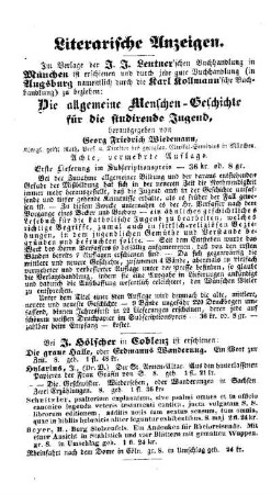 1842: Literarischer Anzeiger - 1842