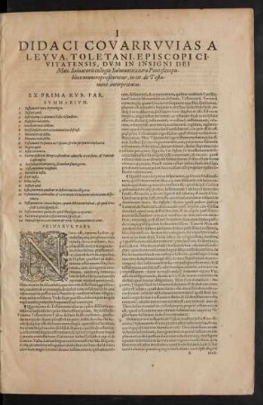 Didaci Covarruvias A Leyva ... in tit. de Testament. interpretatio.
