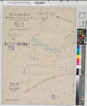 Elte (Rheine), Mesum (Rheine), Umlegung Elte, Urkarte 2 Mesum Flur 8