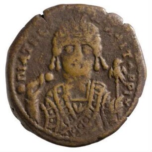 Münze, Follis, 585 / 586