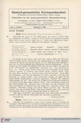 2: Mainz : Römische und frühchristliche Inschriften$nElektronische Ressource