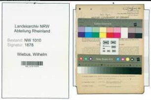 Entnazifizierung Wilhelm Wiebus , geb. 10.02.1900 (Konditormeister)