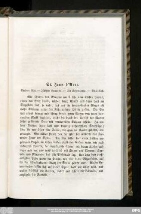 St. Jean d'Acre.