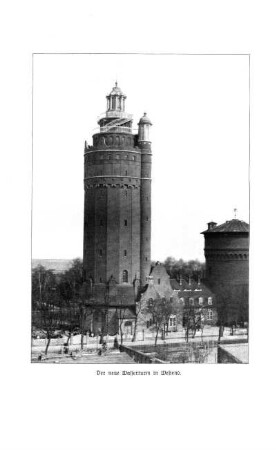 Der neue Wasserturm in Westend