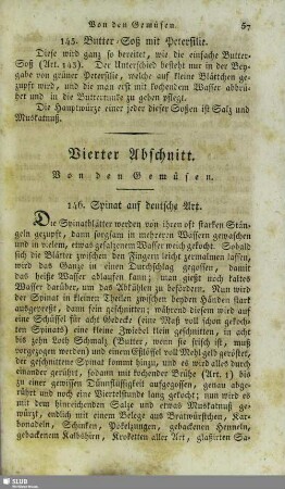 Vierter Abschnitt. Von den Gemüsen