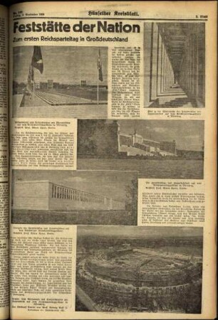 Zweite Ausgabe vom Freitag, den 02. September 1938.