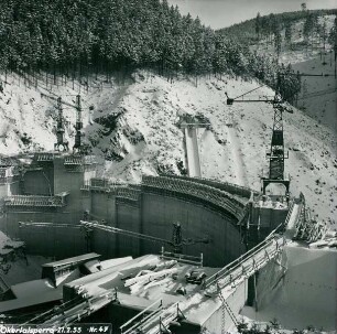 Okertalsperre, 1952-1955