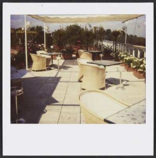 Terrasse eines Restaurants