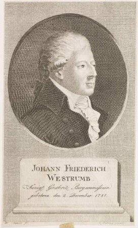 Johann Friedrich Westrumb, Apotheker, Chemiker, Berg-Commissair