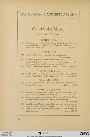 Donnerstag, nachmittags 3 Uhr (Nr. 759-935)