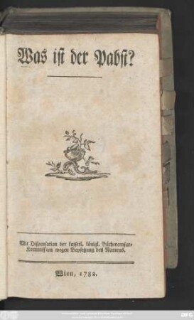 Was ist der Pabst?