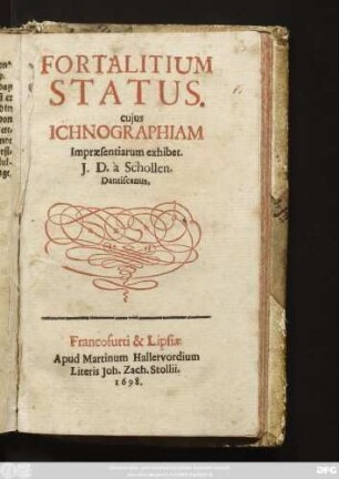 Fortalitium Status. cuius Ichnographiam Impraesentiarum exhibet