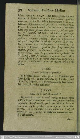 §. LXXII. Causa morbi quid & quotuplex?