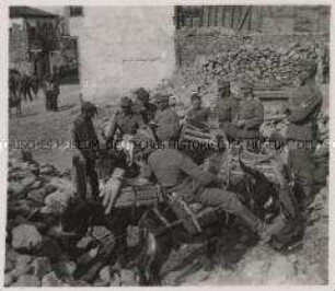 Wehrmachtssoldaten, Soldaten in Bulgarien, Petritsch an der bulgarischen Grenze zu Griechenland