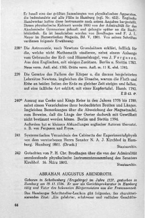 Abraham Augustus Abendroth.