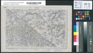 Karte von Frankreich 1:80.000. Gruppe II: Abbeville D. [Kartographische Abtheilung der Königl. Preuss. Landes-Aufnahme]