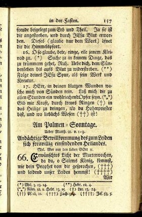 Am Palmen-Sonntage. - Am stillen Freitage.
