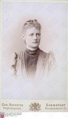 Schleiermacher, Viktoria geb. Becker (1865-1945) / Porträt, Brustbild