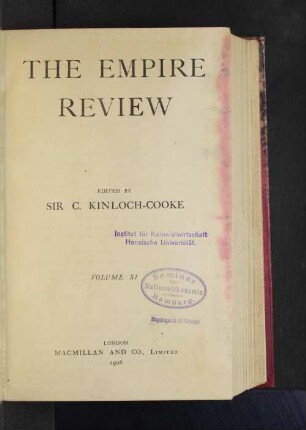 11.1906, Nos. 61-66 (February-July): The Empire review and journal of British trade