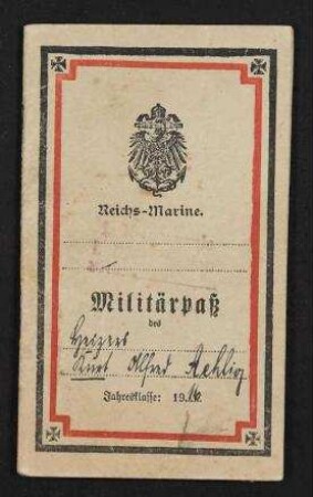 Reichs-Marine 1. Kompagnie I. Werft-Division