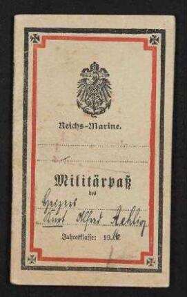 Reichs-Marine 1. Kompagnie I. Werft-Division