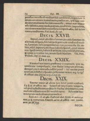 Decis. XXIIX.