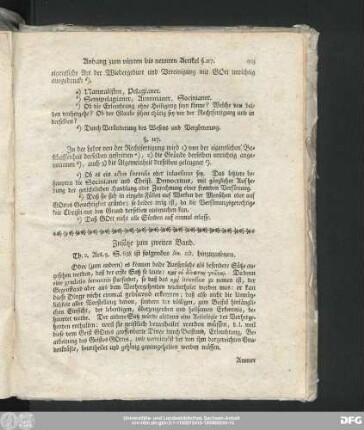 Zusätze zum zweiten Band.