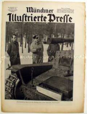 Wochenzeitschrift "Münchner Illustrierte Presse" u.a. mit einem Bildbericht über das "Elbrus-Haus" (höchster militärischer Stützpunkt der Erde)