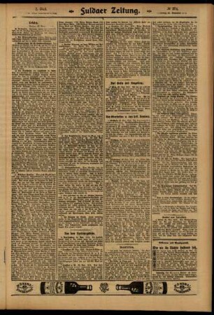 Zweite Ausgabe vom Donnerstag, den 27. November 1913.