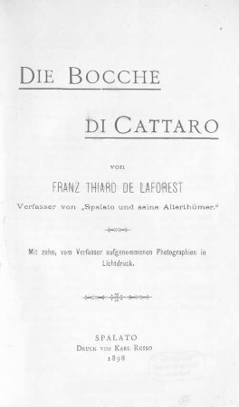 Die Bocche di Cattaro
