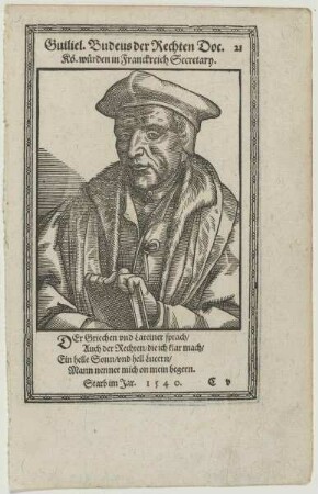 Bildnis des Guiliel. Budeus