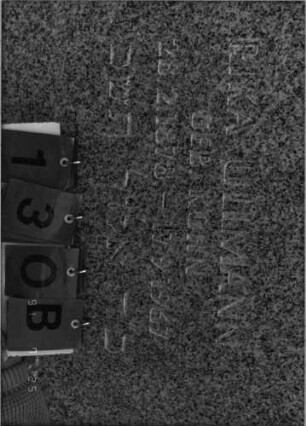Grabstein 130 B (Detailaufnahme 2)