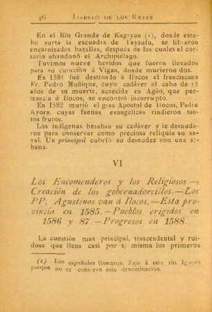 VI. Los Encomenderos y los religiosos. - ...